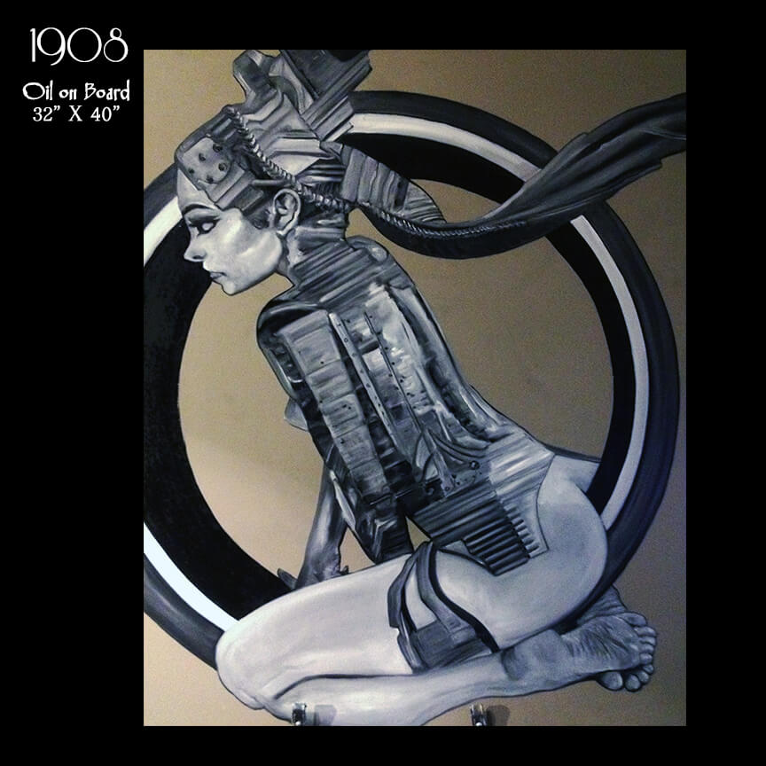 1908 : PERENNIAL SPIN - Original Art