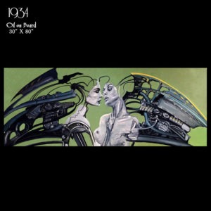 1934 : RED DOOR SINGULAR - Original Art