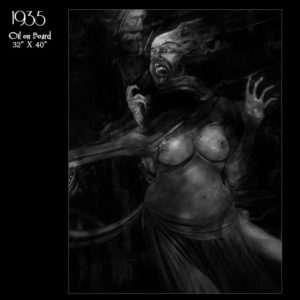 1935 : THE BRIDE OF FRANKENSTEIN - Original Art